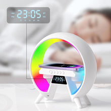 RGB LED Wireless Fast Charging Speaker – 15W Qi Charger, Bluetooth 5.0 Speaker, Alarm Clock & Ambient Mood Light