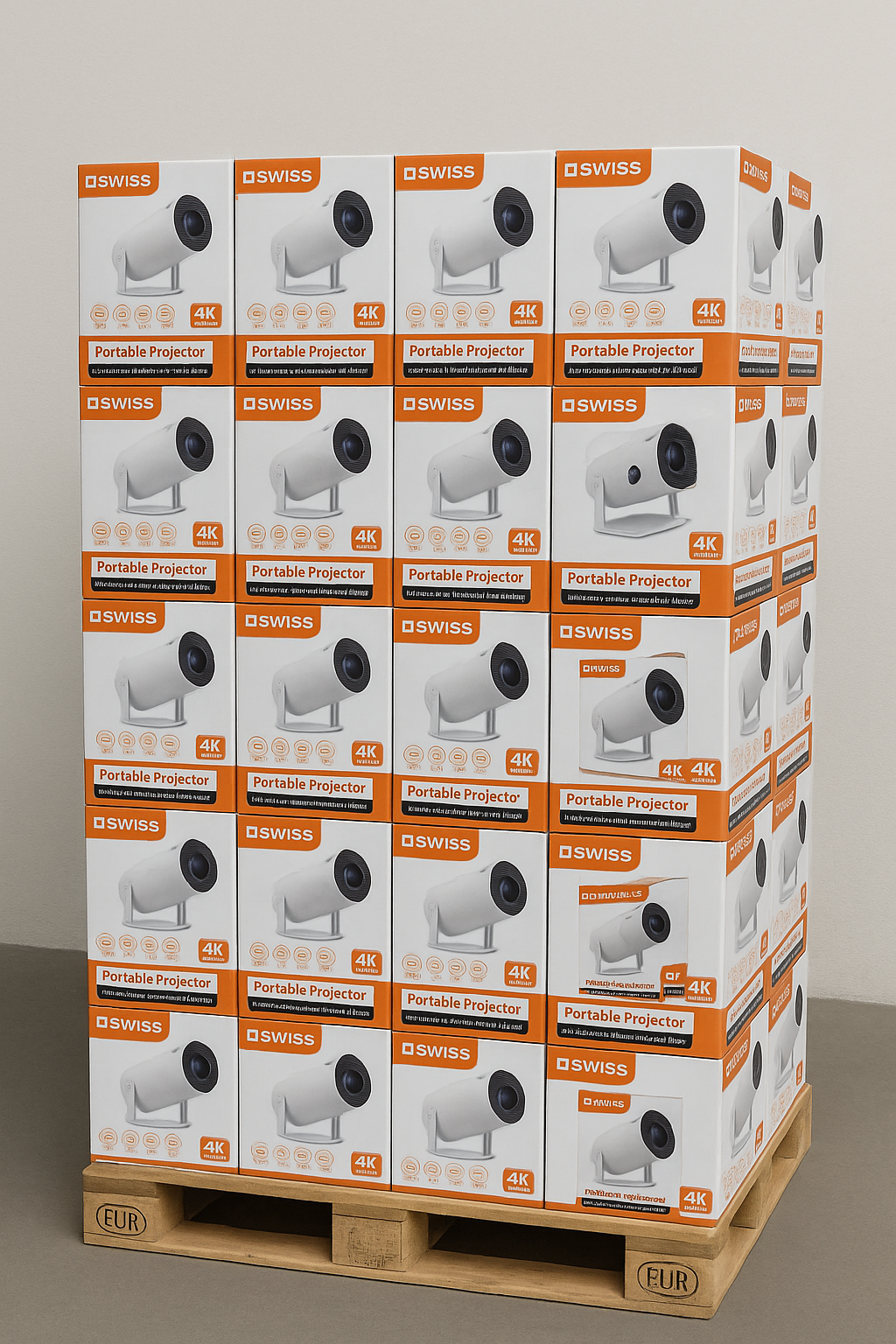 Portable 4K Projector – 5-Pack Bundle