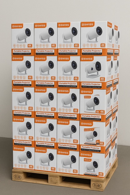 Portable 4K Projector – 5-Pack Bundle